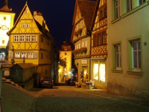 Rothenburg ob der Tauer an der Romantischen Straße