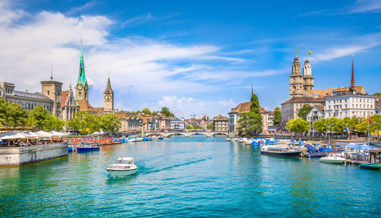 Schweiz Zürich Fluss