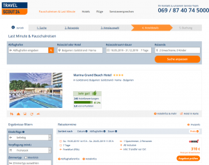 Screenshot Bulgarien Deal Marina Grand Beach Hotel
