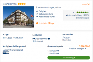 Screenshot Frankreich Deal Hotel Grand Bristol