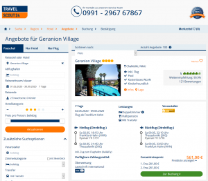 Screenshot Griechenland Deal Geranion Village