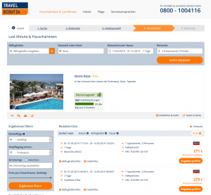 Screenshot Ibiza Deal Hotel Osiris