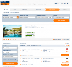 Screenshot Kroatien Deal Waterman Milna Resort