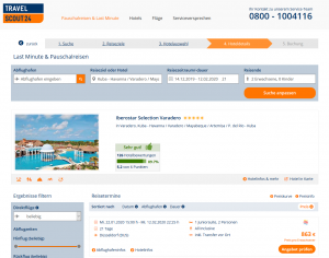 Screenshot Kuba Deal Iberostar Selection Varadero