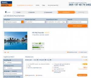 Screenshot Lanzarote Deal 4* VIK Villas Vista Mar