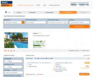 Screenshot Mallorca Deal Hotel Lliteras