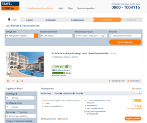 Screenshot Mallorca Deal R2 Bahia Cala Ratjada Erwachsenenhotel