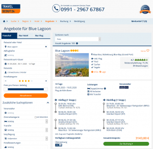 Screenshot Mauritius Deal Blue Lagoon