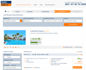 Screenshot Mauritius Deal Le Meridien Ile Maurice