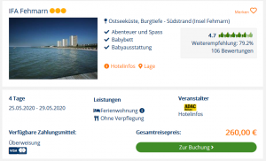 Screenshot Ostsee Deal IFA Fehmarn