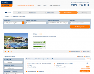 Screenshot Samos Deal Hotel Arion