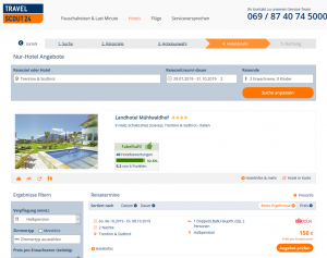 Screenshot Südtirl Deal Landhotel Mühlwaldhof