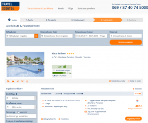 Screenshot Tunesien Deal Hotel Abou Sofiane