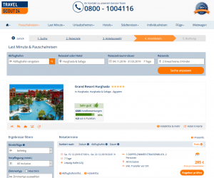 Screenshot Deal Grand Resort Hurghada