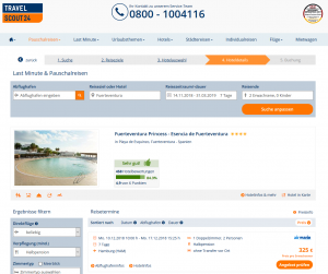Screenshot Deal Fuerteventura Princess Hotel Esencia