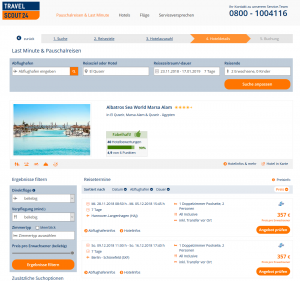 Screenshot Albatros Sea World Deal