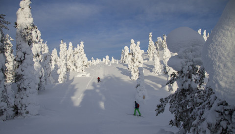Skifahren Finnland
