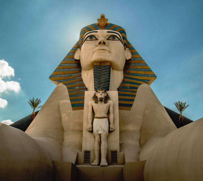 Die Sphinx vor dem Luxor Hotel & Casino