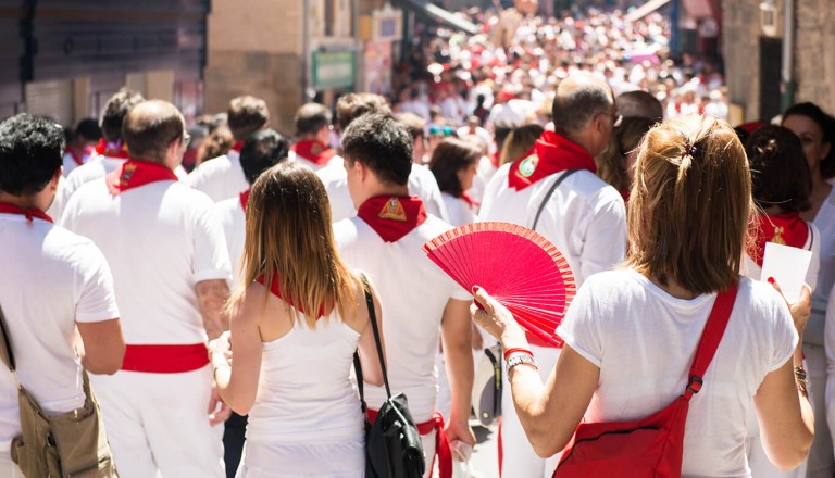 Stierwettlauf in Pamplona