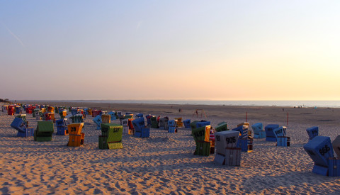 Strandkörbe auf Langeoog