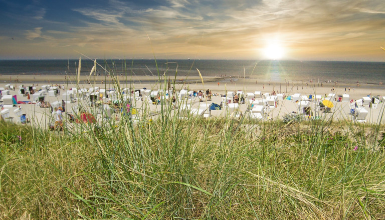 Strandkörbe auf Wangerooge